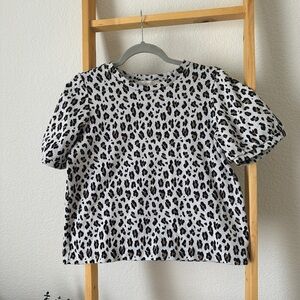 Leopard Print loft top